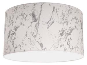 Duolla - Plafoniera MARBLE 1xE27/40W/230V diametro 45 cm bianco/grigio