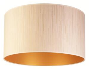 Duolla - Plafoniera ESSEX 1xE27/40W/230V diametro 45 cm beige/oro