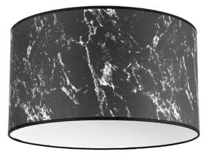 Duolla - Plafoniera MARBLE 1xE27/40W/230V diametro 45 cm nero/bianco