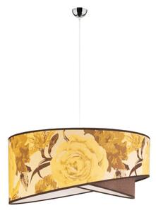 Duolla - Lampadario a sospensione con filo ROYAL 1xE27/40W/230V diametro 50 cm giallo