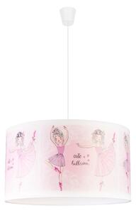 Duolla - Lampadario a sospensione per bambini PRINT M 1xE27/40W/230V diametro 35 cm ballerine