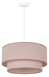 Duolla - Lampadario a sospensione con filo BOHO 1xE27/40W/230V diametro 45 cm beige