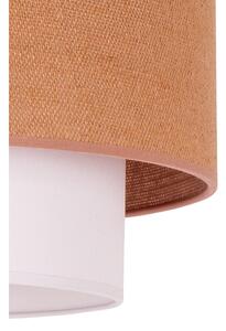 Duolla - Lampadario a sospensione con filo BOHO 1xE27/40W/230V diametro 45 cm beige/bianco