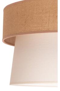 Duolla - Lampadario a sospensione con filo ETNIC 1xE27/40W/230V diametro 45 cm color crema/beige