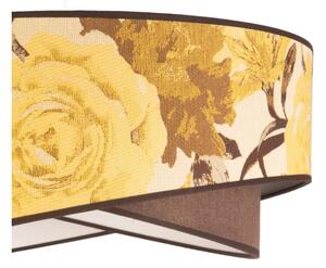 Duolla - Lampadario a sospensione con filo ROYAL 1xE27/40W/230V diametro 50 cm giallo