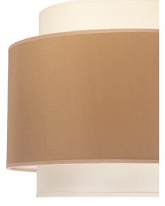 Duolla - Lampadario a sospensione con filo SOHO 1xE27/40W/230V diametro 40 cm beige/color crema