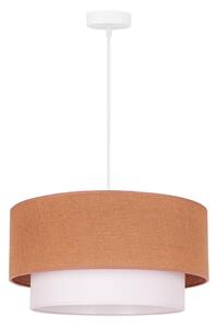 Duolla - Lampadario a sospensione con filo BOHO 1xE27/40W/230V diametro 45 cm beige/bianco
