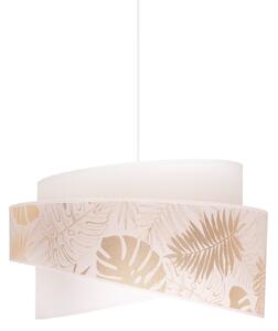 Duolla - Lampadario a sospensione con filo BROOKLYN 1xE27/40W/230V diametro 50 cm bianco/ottone
