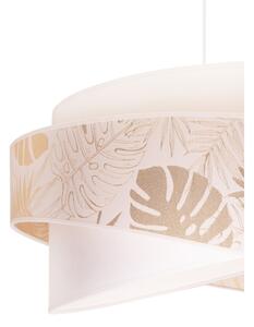Duolla - Lampadario a sospensione con filo BROOKLYN 1xE27/40W/230V diametro 50 cm bianco/ottone