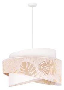 Duolla - Lampadario a sospensione con filo BROOKLYN 1xE27/40W/230V diametro 50 cm bianco/ottone