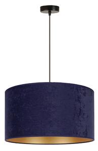 Duolla - Lampadario a sospensione con filo ROLLER 1xE27/15W/230V diametro 40 cm blu/oro