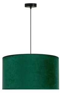 Duolla - Lampadario a sospensione con filo ROLLER 1xE27/15W/230V diametro 40 cm verde scuro/oro