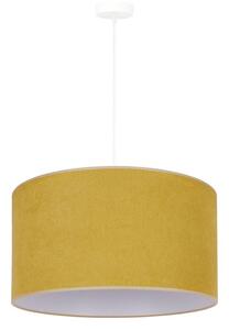 Duolla - Lampadario a sospensione con filo BRISTOL 1xE27/15W/230V diametro 45 cm giallo/bianco