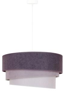 Duolla - Lampadario a sospensione con filo TRIO 1xE27/15W/230V diametro 45 cm antracite/grigio/bianco