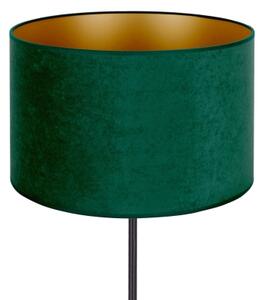 Duolla - Lampada da tavolo ROLLER 1xE14/15W/230V diametro 20 cm verde scuro/oro