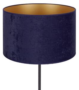 Duolla - Lampada da tavolo ROLLER 1xE14/15W/230V diametro 20 cm blu/oro