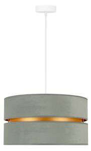 Duolla - Lampadario a sospensione con filo DUO 1xE27/15W/230V diametro 40 cm luce verde/oro