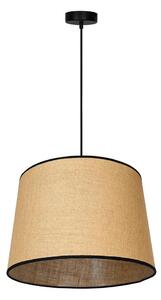 Duolla - Lampadario a sospensione con filo CONE 1xE27/15W/230V diametro 40 cm marrone/nero