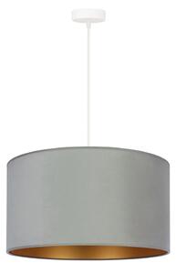 Duolla - Lampadario a sospensione con filo ROLLER 1xE27/15W/230V chiaro diametro 40 cm verde/oro