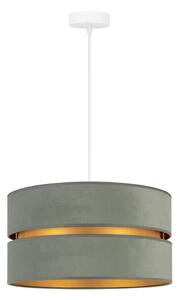 Duolla - Lampadario a sospensione con filo DUO 1xE27/15W/230V diametro 40 cm luce verde/oro