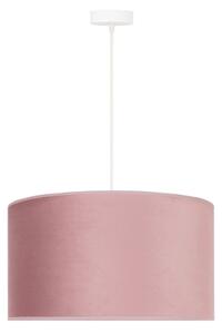 Duolla - Lampadario a sospensione con filo ROLLER 1xE27/15W/230V diametro 40 cm rosa/oro
