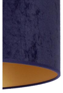 Duolla - Plafoniera ROLLER 1xE27/15W/230V diametro 40 cm blu/oro