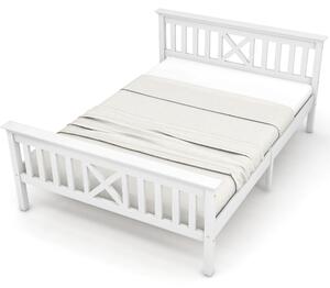 Struttura del letto - Letto - Divano letto - Letto a scomparsa - Testiera a forma di X - Legno massello di pino - Con cassetti