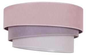 Duolla - Plafoniera TRIO 1xE27/15W/230V diametro 45 cm rosa/grigio/bianco
