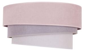 Duolla - Plafoniera TRIO 1xE27/15W/230V diametro 45 cm rosa/grigio/bianco