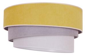 Duolla - Plafoniera TRIO 1xE27/15W/230V diametro 45 cm giallo/grigio/bianco