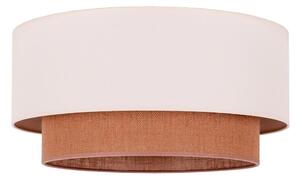 Duolla - Plafoniera BOHO 3xE27/15W/230V diametro 60 cm beige/marrone