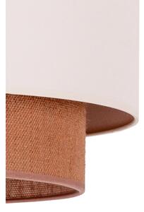 Duolla - Lampadario a sospensione con filo BOHO 2xE27/15W/230V beige/marrone