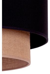 Duolla - Lampadario a sospensione con filo BOHO 1xE27/15W/230V diametro 45 cm nero/marrone
