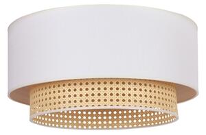 Duolla - Plafoniera BOHO 1xE27/15W/230V diametro 45 cm panna/rattan