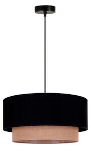 Duolla - Lampadario a sospensione con filo BOHO 1xE27/15W/230V diametro 45 cm nero/marrone