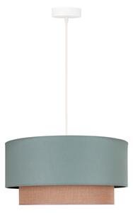 Duolla - Lampadario a sospensione con filo BOHO 1xE27/15W/230V diametro 45 cm verde/marrone
