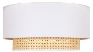 Duolla - Plafoniera BOHO 1xE27/15W/230V diametro 45 cm panna/rattan