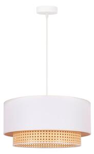 Duolla - Lampadario su filo BOHO 1xE27/15W/230V d. 45 cm cremoso/rattan