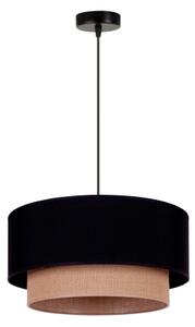 Duolla - Lampadario a sospensione con filo BOHO 1xE27/15W/230V diametro 45 cm nero/marrone