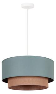 Duolla - Lampadario a sospensione con filo BOHO 1xE27/15W/230V diametro 45 cm verde/marrone