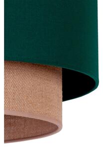 Duolla - Lampadario a sospensione con filo BOHO 1xE27/15W/230V diametro 45 cm verde/marrone