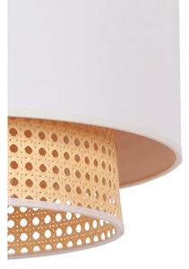 Duolla - Lampadario su filo BOHO 1xE27/15W/230V d. 45 cm cremoso/rattan