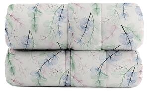 Trapunta Invernale Karma Matrimoniale 260x260 cm in Poliestere Bouquet Blu