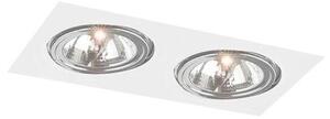 Shilo 7328 - Lampada da incasso KOMORO 2xGU10/15W/230V bianca