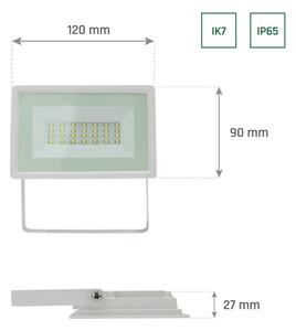 Proiettore LED da esterno NOCTIS LUX 3 LED/20W/230V 4000K IP65 bianco