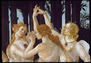 Botticelli, Sandro (Alessandro di Mariano di Vanni Filipepi) - Stampa artistica Spring La Primavera, (40 x 26.7 cm)