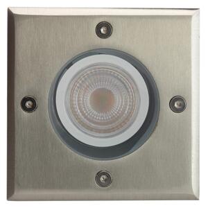 Lampada segnapasso da esterno LUKKA CONNECT 1xGU10/4W/230V IP67 cromo opaco quadrato