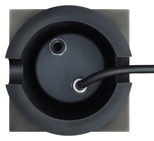 Lampada segnapasso da esterno LUKKA CONNECT 1xGU10/4W/230V IP67 cromo opaco quadrato