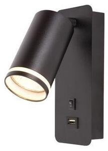 Faretto da parete 1xGU10/35W/230V USB