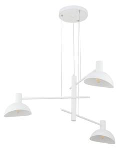 Lampadario a sospensione con filo ARTIS 3xE14/40W/230V bianco